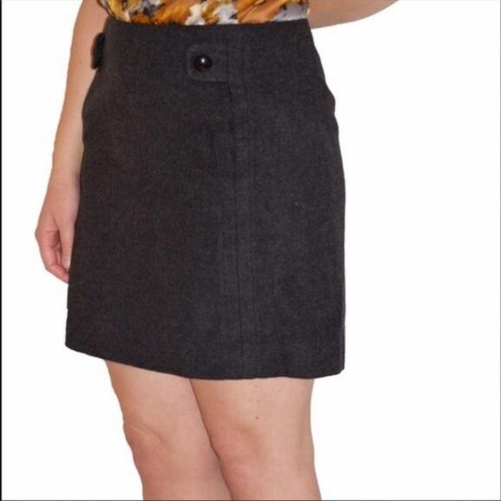 J.Crew Vintage Felted Wool Blend Mini Skirt